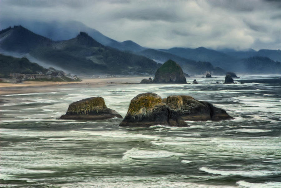 Cannon Beach Coastline 9_Painting